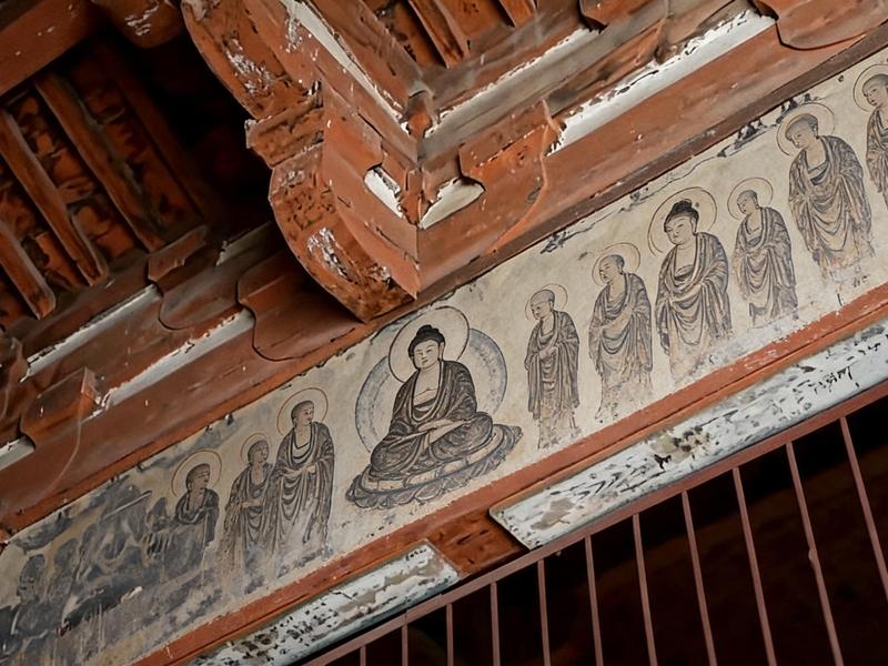 东大殿的颜色密码:唐宋明三代人都在这儿画过画