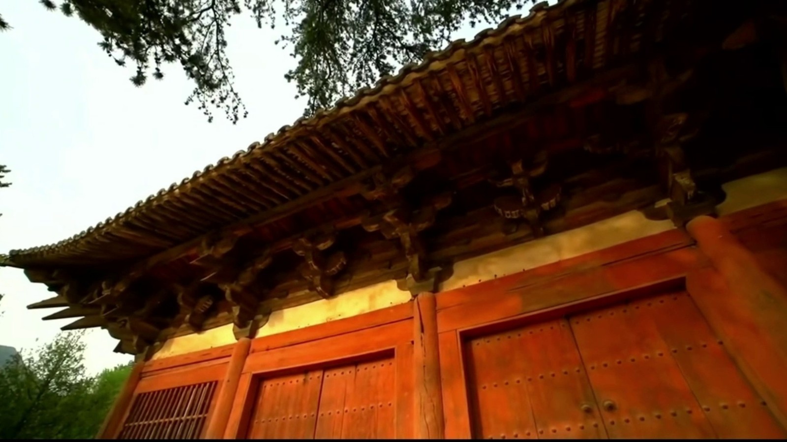 佛光寺斗拱仰视
